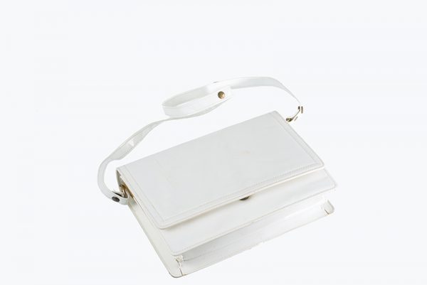 Witte vintage schouder-laktas
