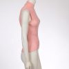 Lichtroze vintage top met turtleneck S - Afbeelding 2