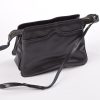 Zwarte basic vintage schoudertas