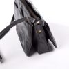 Zwarte basic vintage schoudertas - Afbeelding 2