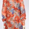 Jaren 60 vintage floral maxi dress M - Afbeelding 2