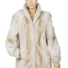 Fake fur vintage bontjas Couture Hélène maat S - M