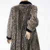 Fake fur vintage bontjas met animal panterprint maat M - L - Afbeelding 4