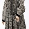 Fake fur vintage bontjas met animal panterprint maat M - L - Afbeelding 5