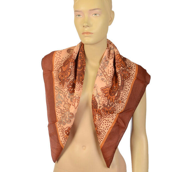 Seventies vintage floral sjaaltje