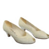 Jaren 80 vintage peeptoe pumps maat 34 - Afbeelding 3