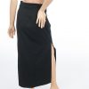 Lange vintage taillerok / maxi rok maat 36 - Afbeelding 3