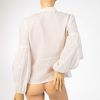 Witte jaren 70 vintage blouse maat S - Afbeelding 3