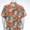 Vintage / retro overhemd met bloemen maat M / L - Afbeelding 3