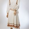 Vintage boho hippie jurk maat M 40 - Afbeelding 6