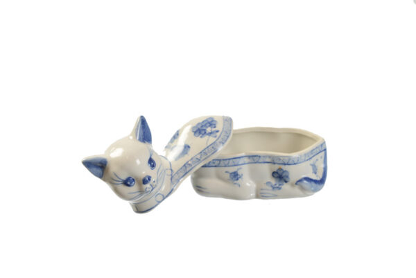 China vintage potje van kat - Afbeelding 2