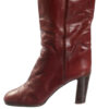 Pollini bordeauxrode vintage laarzen maat 37,5 / 38 - Afbeelding 2