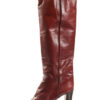 Pollini bordeauxrode vintage laarzen maat 37,5 / 38 - Afbeelding 3