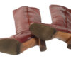 Pollini bordeauxrode vintage laarzen maat 37,5 / 38 - Afbeelding 7