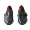 Vintage zwart lederen gesp oxfords maat 37,5 - Afbeelding 2