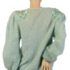 Mintgroen jaren 80 vintage vest met kralen maat M / L - Afbeelding 5