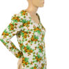 Floral vintage top jaren 70 maat XS - Afbeelding 2