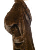 Fake fur vintage bontjas panterprint maat M - L - Afbeelding 3