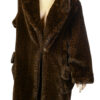 Fake fur vintage bontjas panterprint maat M - L - Afbeelding 2