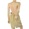 Suede vintage high waist kokerrok maat 36 / S - Afbeelding 3