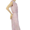 70s vintage jurkje met roze streepjes maat L - Afbeelding 4