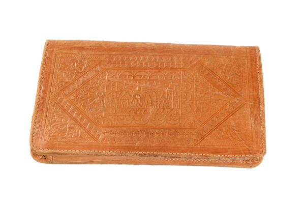 Indonesische jaren 70 vintage clutch van leer - Afbeelding 3