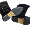 Zwarte suede Spaanse vintage rijlaarzen maat 37,5 - Afbeelding 5