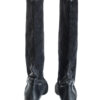Jaren 70 lange zwarte suede laarzen maat 38,5 - 39 - Afbeelding 4