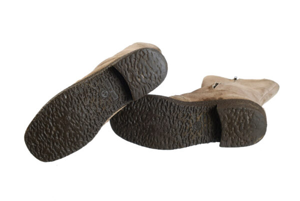 Suede vintage laarzen met lamsvacht maat 41 - Afbeelding 5