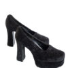 Toscanini fluwelen vintage pumps met plateauzolen maat 38 - 38,5 - Afbeelding 3