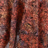 Jaren 70 lurex vintage glitterrokje met bloemen maat 34 XS - Afbeelding 2