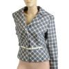 Geruite vintage blazer M - Afbeelding 5