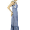 Geruite vintage maxi dress maat XS 34 - Afbeelding 5