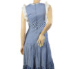 Geruite vintage maxi dress maat XS 34 - Afbeelding 4