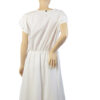 Witte vintage jurk van katoen maat 44 / L - Afbeelding 4