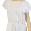 Witte vintage jurk van katoen maat 44 / L - Afbeelding 2