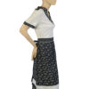 Jaren 70 vintage jurkje zwart / wit maat S - M - Afbeelding 3
