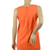 Oranje sixties vintage mini jurk maat S 36 - Afbeelding 4