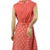 Rood jaren 70 vintage jurkje maat M / L - Afbeelding 4