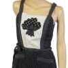 Zwart witte vintage jurk met polka dots maat XS - Afbeelding 2