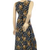 Vintage shippers maxi dress met polka dots maat M / L - Afbeelding 4