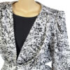 Jaren 80 vintage jurk zwart wit maat M - L - Afbeelding 2