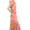 Vintage floral maxi dress maat XS / S - Afbeelding 3