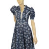 Vintage dirndl bloemetjes jurkje maat XXS