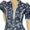 Vintage dirndl bloemetjes jurkje maat XXS - Afbeelding 2
