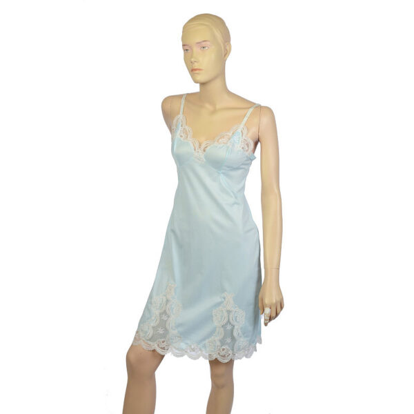 Vintage nachtjapon / onderjurk met kant maat XS / S