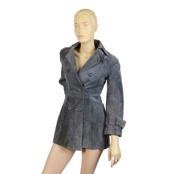 Sixties vintage jasje van suede maat XXS - XS