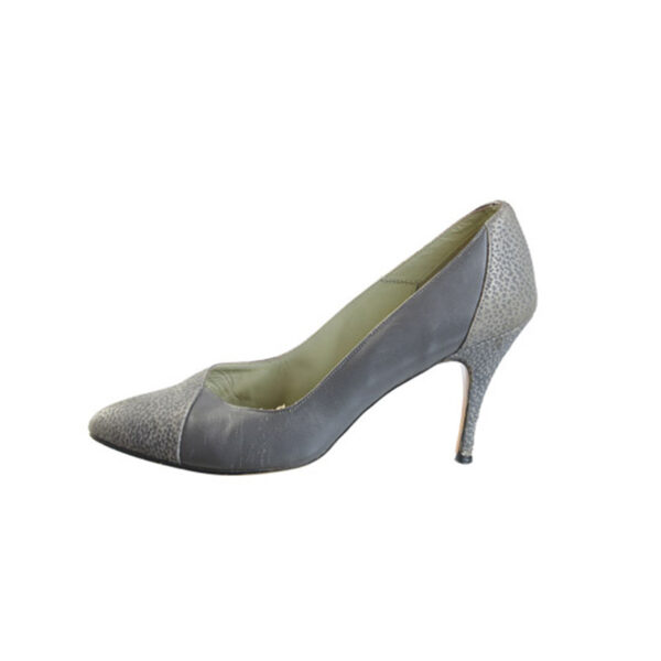 Grijze vintage pumps maat 41,5