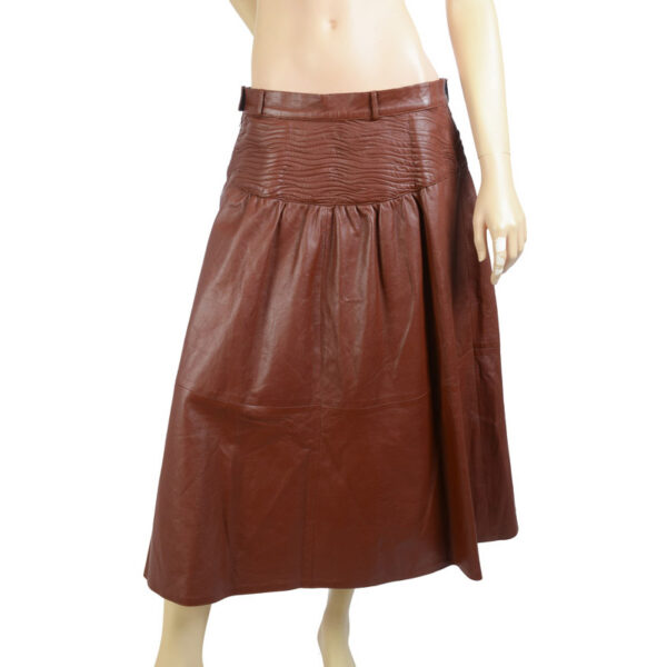 Jaren 80 vintage leren rok Norma Modell maat 38