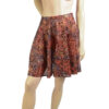 Jaren 70 lurex vintage glitterrokje met bloemen maat 34 XS